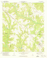 1972 Map of Parrott, 1974 Print