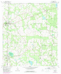 Download a high-resolution, GPS-compatible USGS topo map for Pavo, GA (1987 edition)