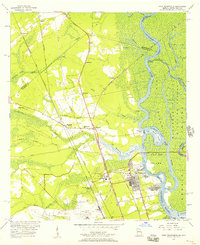 Download a high-resolution, GPS-compatible USGS topo map for Port Wentworth, GA (1957 edition)