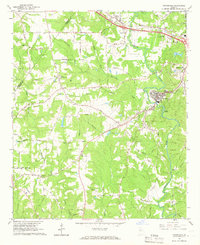 Download a high-resolution, GPS-compatible USGS topo map for Porterdale, GA (1966 edition)