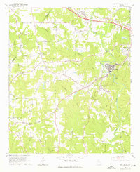 Download a high-resolution, GPS-compatible USGS topo map for Porterdale, GA (1976 edition)