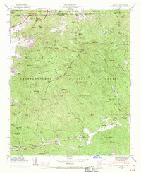 Download a high-resolution, GPS-compatible USGS topo map for Rabun Bald, GA (1970 edition)