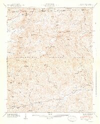 1947 Map of Rabun Bald