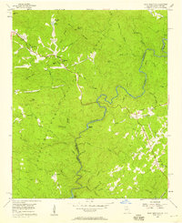 Download a high-resolution, GPS-compatible USGS topo map for Rainy Mountain, GA (1958 edition)