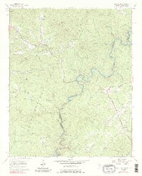 1957 Map of Rainy Mountain, 1990 Print
