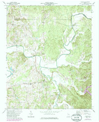 Download a high-resolution, GPS-compatible USGS topo map for Redbud, GA (1986 edition)