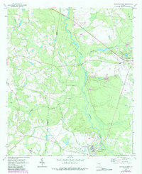 preview thumbnail of historical topo map of Tattnall County, GA in 1970