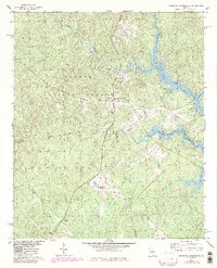 1978 Map of Resseaus Crossroads, 1986 Print
