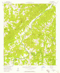 preview thumbnail of historical topo map of Fulton County, GA in 1958