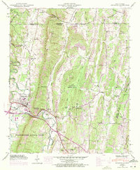 Download a high-resolution, GPS-compatible USGS topo map for Ringgold, GA (1971 edition)