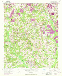 Download a high-resolution, GPS-compatible USGS topo map for Riverdale, GA (1969 edition)