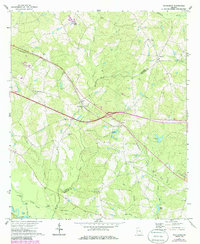 Download a high-resolution, GPS-compatible USGS topo map for Rockledge, GA (1986 edition)