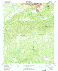 Download a high-resolution, GPS-compatible USGS topo map for Rockmart South, GA (1988 edition)