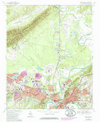 Download a high-resolution, GPS-compatible USGS topo map for Rome North, GA (1986 edition)