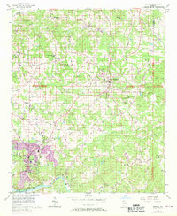 preview thumbnail of historical topo map of Roswell, GA in 1956