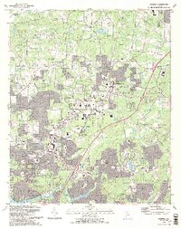 preview thumbnail of historical topo map of Roswell, GA in 1992