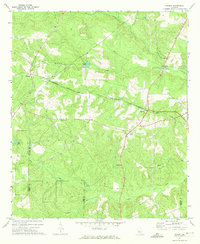 1971 Map of Schley County, GA, 1973 Print