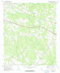 Download a high-resolution, GPS-compatible USGS topo map for Rutledge South, GA (1991 edition)