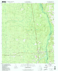 Download a high-resolution, GPS-compatible USGS topo map for Saint George, GA (1998 edition)
