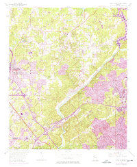 Download a high-resolution, GPS-compatible USGS topo map for Sandy Springs, GA (1974 edition)