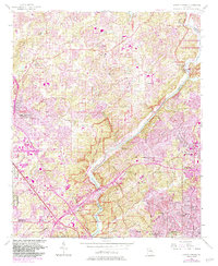 Download a high-resolution, GPS-compatible USGS topo map for Sandy Springs, GA (1983 edition)