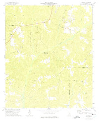 preview thumbnail of historical topo map of Quitman County, GA in 1972