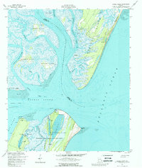 preview thumbnail of historical topo map of McIntosh County, GA in 1954