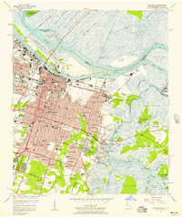 preview thumbnail of historical topo map of Savannah, GA in 1955