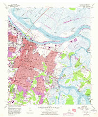 Download a high-resolution, GPS-compatible USGS topo map for Savannah, GA (1973 edition)