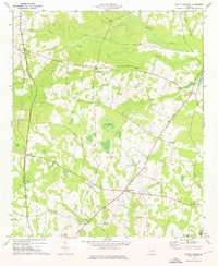 preview thumbnail of historical topo map of Burke County, GA in 1974
