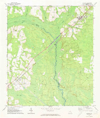 Download a high-resolution, GPS-compatible USGS topo map for Screven, GA (1974 edition)