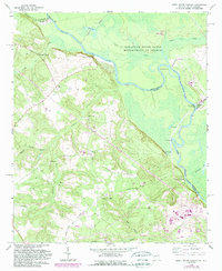 preview thumbnail of historical topo map of Burke County, GA in 1965