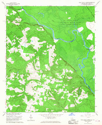 preview thumbnail of historical topo map of Burke County, GA in 1965