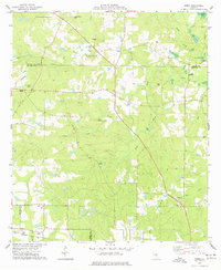 preview thumbnail of historical topo map of Ben Hill County, GA in 1977