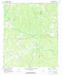 preview thumbnail of historical topo map of Jasper County, GA in 1972