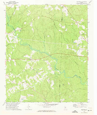 preview thumbnail of historical topo map of Jasper County, GA in 1972