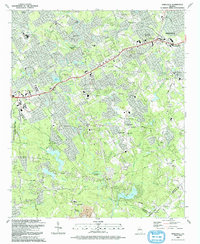 Download a high-resolution, GPS-compatible USGS topo map for Snellville, GA (1993 edition)