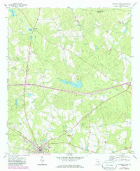 preview thumbnail of historical topo map of Treutlen County, GA in 1971