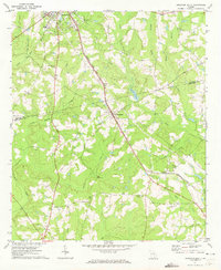 preview thumbnail of historical topo map of Montgomery County, GA in 1971