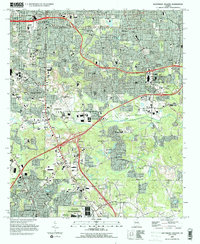 Download a high-resolution, GPS-compatible USGS topo map for Southeast Atlanta, GA (1995 edition)