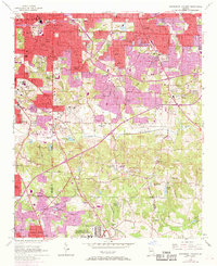 Download a high-resolution, GPS-compatible USGS topo map for Southeast Atlanta, GA (1969 edition)