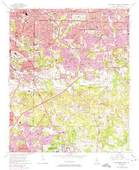 Download a high-resolution, GPS-compatible USGS topo map for Southeast Atlanta, GA (1975 edition)