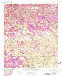 Download a high-resolution, GPS-compatible USGS topo map for Southeast Atlanta, GA (1983 edition)