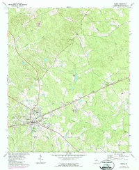 Download a high-resolution, GPS-compatible USGS topo map for Sparta, GA (1987 edition)