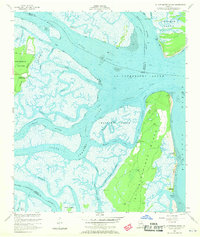 Download a high-resolution, GPS-compatible USGS topo map for St Catherines Sound, GA (1970 edition)
