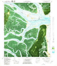 Download a high-resolution, GPS-compatible USGS topo map for St Catherines Sound, GA (1980 edition)