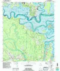 Download a high-resolution, GPS-compatible USGS topo map for St Marys, GA (1995 edition)