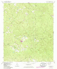 preview thumbnail of historical topo map of Jasper County, GA in 1964