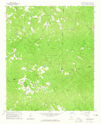 1964 Map of Putnam County, GA, 1965 Print