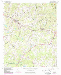 Download a high-resolution, GPS-compatible USGS topo map for Statham, GA (1986 edition)
